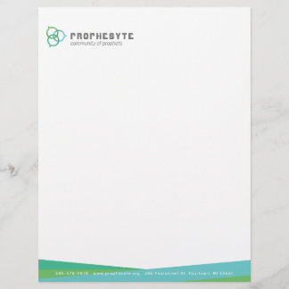 Trinity Chat Bubbles Custom Letterhead