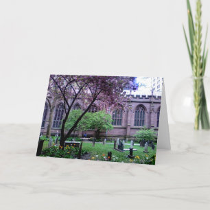 Trinity Church, Broadway, NYC April 2011 Card