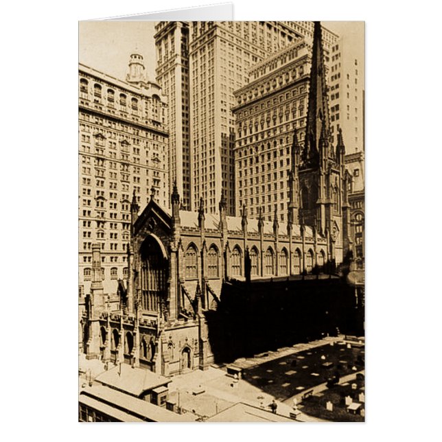 Trinity Church & Church Yard Lower Manhattan NYC (Front)