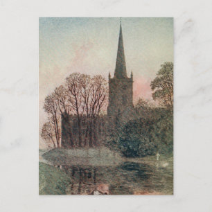 Trinity Church III, Stratford-upon-Avon, England Postcard