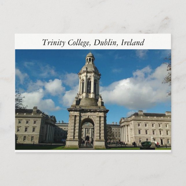 Trinity College Dublin , Ireland Postcard (Front)