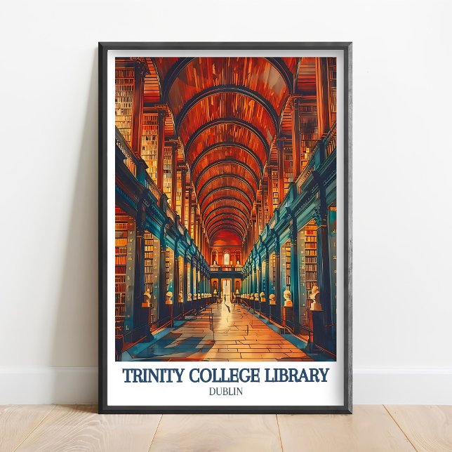 Trinity College Dublin Print - Trinity Library Art (Creator Uploaded)