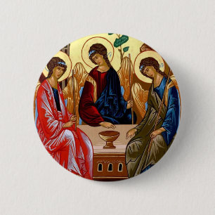 Trinity Icon 6 Cm Round Badge