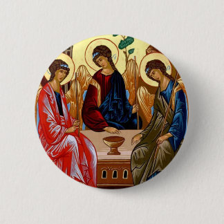 Trinity Icon 6 Cm Round Badge