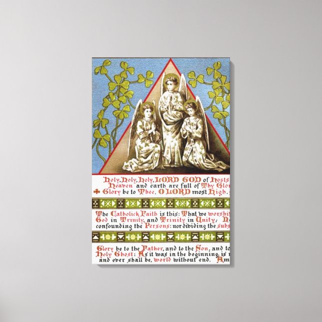 Trinity In Unity Canvas Print (Front)