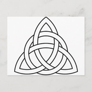 trinity knot celtic saxon viking norse nordic postcard