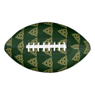 Trinity Knot Green Football American Football