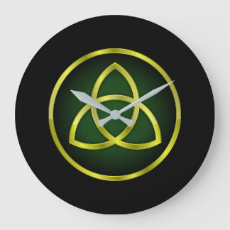 Trinity knot large clock