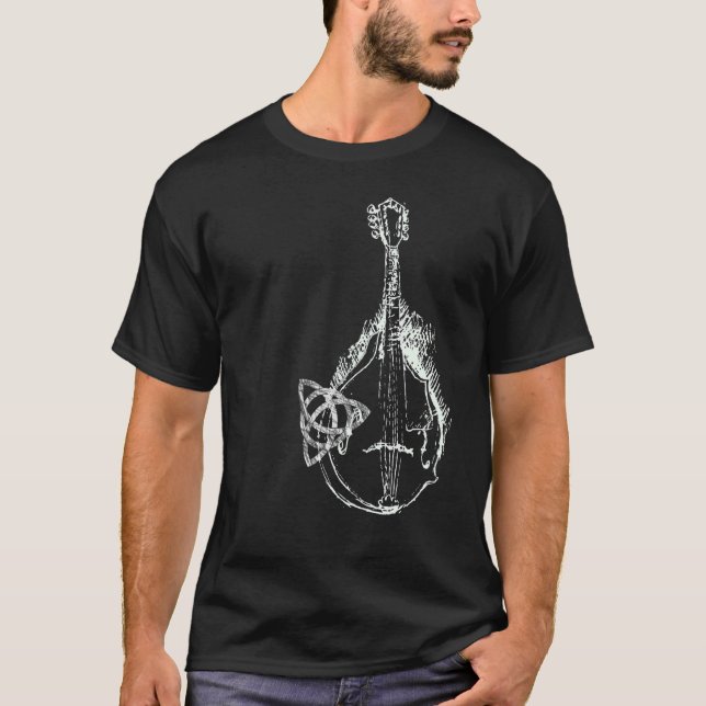 Trinity Knot Norse Mandolin T-Shirt (Front)