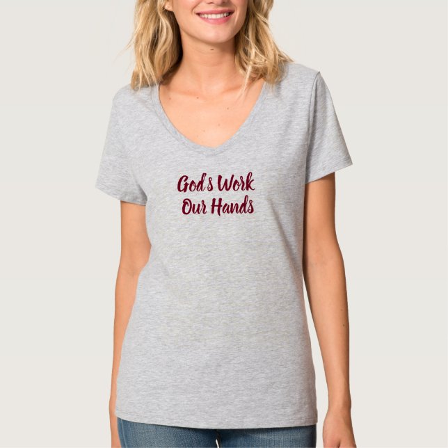 Trinity Logo with GWOH on Front T-Shirt (Front)