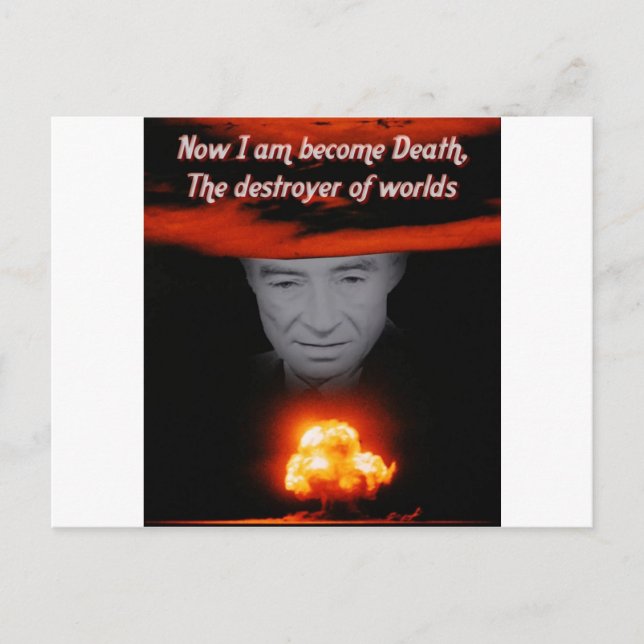 Trinity Robert Oppenheimer Postcard (Front)