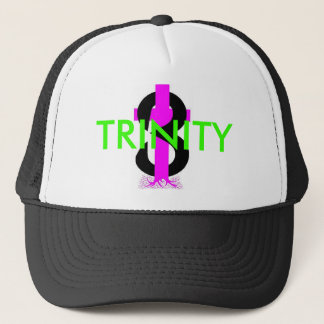 Trinity Roots Text Trucker Hat