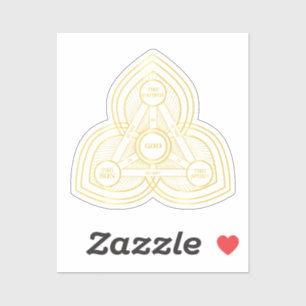 Trinity The Father, The Son And Holy Spirit gold