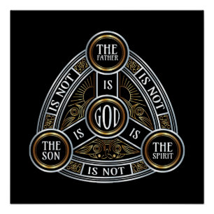 Trinity The Father, The Son And Holy Spirit Poster