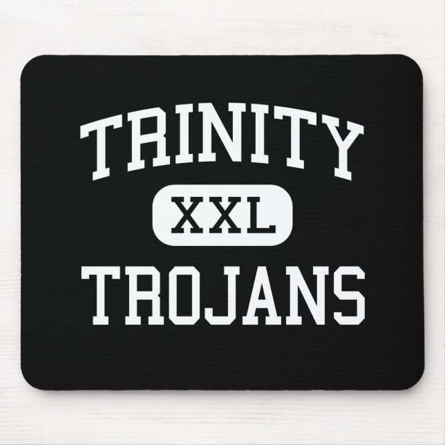 Trinity - Trojans - High School - Euless Texas Mouse Mat (Front)