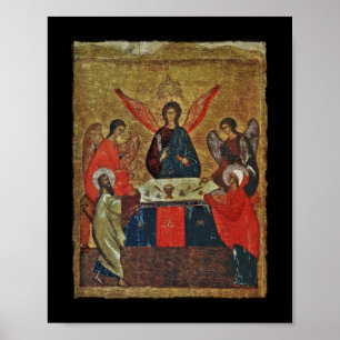 Trinity with the Saints Poster