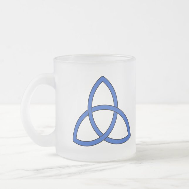 Trinitymn.org frosted glass mug (Left)