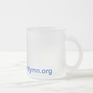 Trinitymn.org frosted glass mug