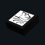 Trinket Box Baptism Dove<br><div class="desc">Trinket box shown in black wood with a baptism dove print. Customise this item or buy as is.</div>
