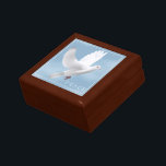 Trinket Box Dove<br><div class="desc">Trinket box shown in golden oak wood with a dove print.
Customise this item or buy as is.
Stock Image
freepik.com</div>