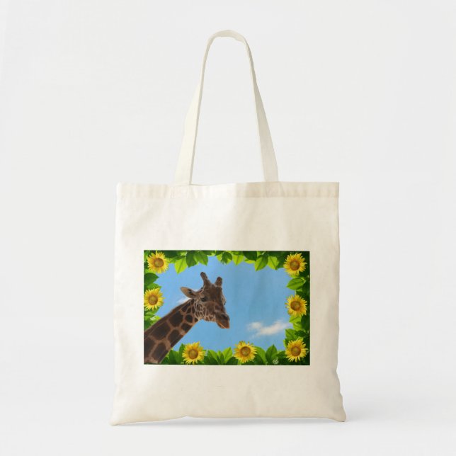 Trinket tray "tall Giraffe" Tote Bag (Front)