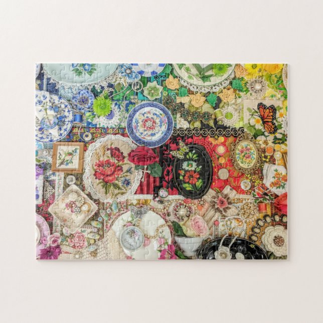 Trinkets & Treasures 11" x 14" 252 Piece Puzzle (Horizontal)