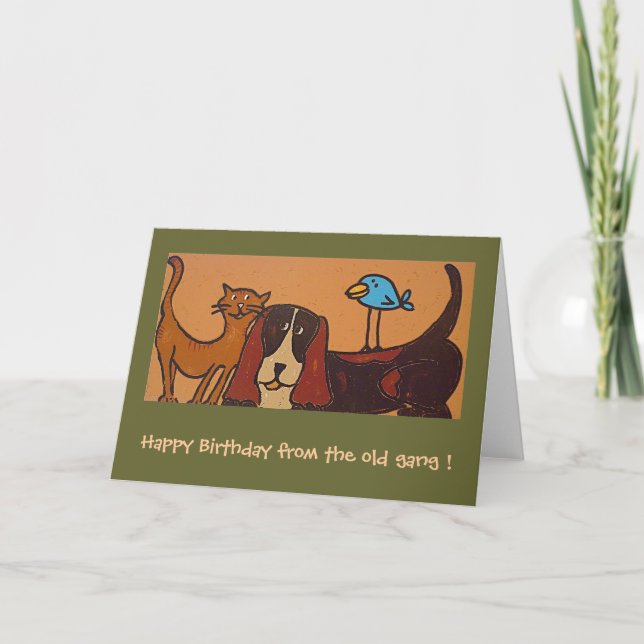 Trio birthday card (Front)