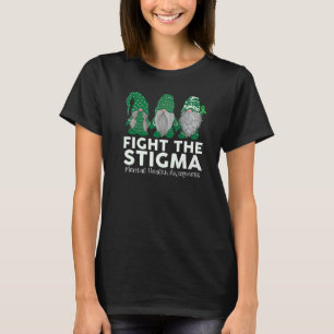 Trio Gnome Fight The Stigma Mental Health Matters  T-Shirt