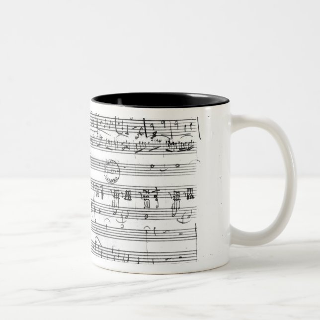 Trio, in E flat major 'Kegelstatt' Two-Tone Coffee Mug (Right)