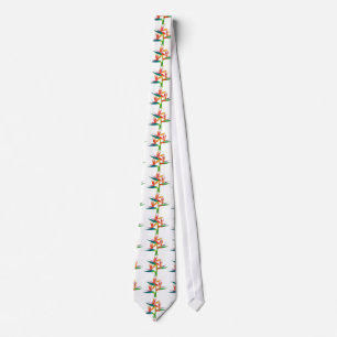 Trio of Birds of Paradise Tie
