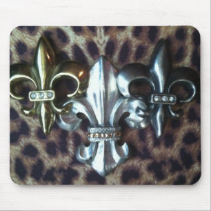 Trio of Fleur de lis Mouse Mat