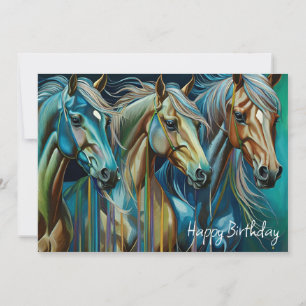 Trio of Horses Birthday