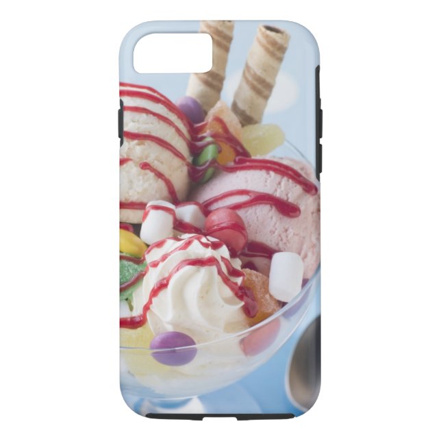 Trio of Ice Cream and Sweet Sundae Case-Mate iPhone Case (Back)