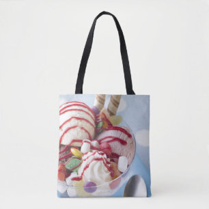 Trio of Ice Cream and Sweet Sundae Tote Bag