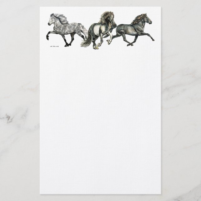 Trio of Icelandics Stationery (Front)