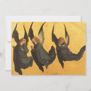 Trio of Renaissance Angels by Master of Housebook Holiday Card