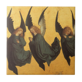 Trio of Renaissance Angels by Master of Housebook Tile