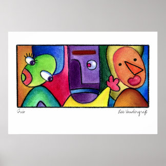 Trio Poster by Lee Vandergrift