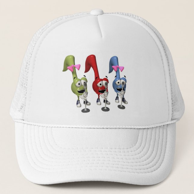 Trio Singers Music Hat (Front)