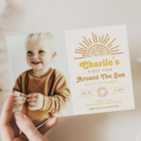 Trip Around The Sun Invitation | Boho Birthday