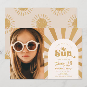 Trip Around The Sun Invitation   Girl Sun Invite