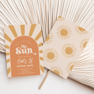 Trip Around The Sun Invitation Girl Sun Invite