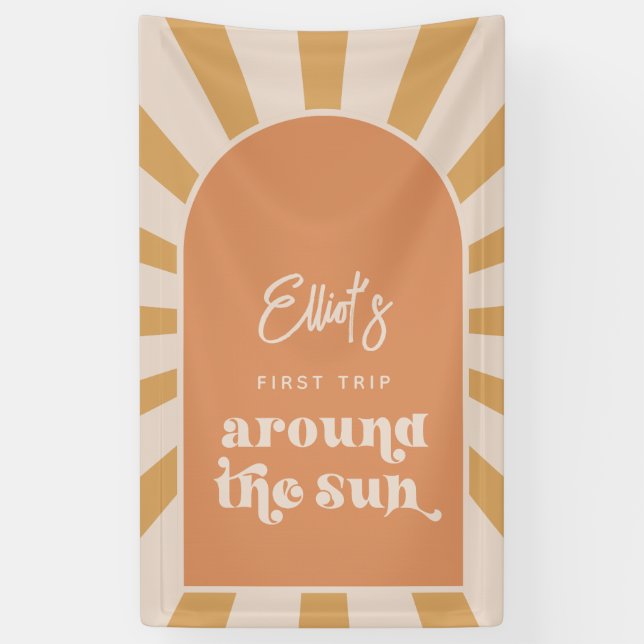 Trip Around The Sun Party Banner (Vertical)