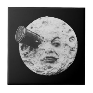 trip moon vintage movie cinema cc0 film georges me tile