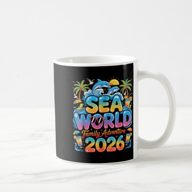 Trip Sea Family Tropical World Adventure 2026 Vaca Coffee Mug (Right)