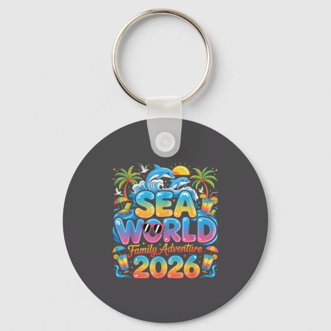 Trip Sea Family Tropical World Adventure 2026 Vaca Key Ring (Front)