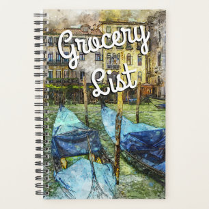 Trip to the Grocery Store Venice Gondolas Planner