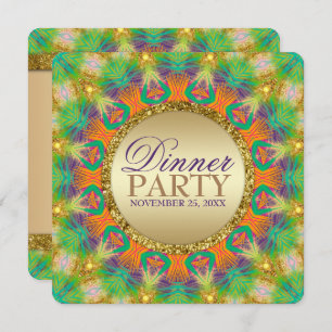 Trip-Trop Bright Tribe Dinner Party Invitation