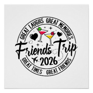 Trip Vacation 2026 Friends Matching Group Poster