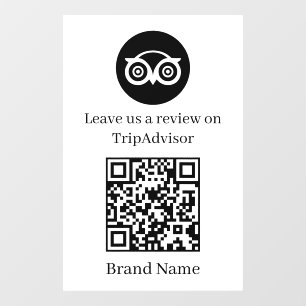 Tripadvisor QR   Business Review Display Sign